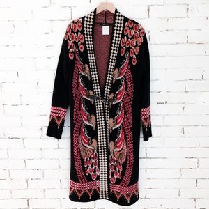 BCBGMaxAzria Duster Cardigan with Clasp